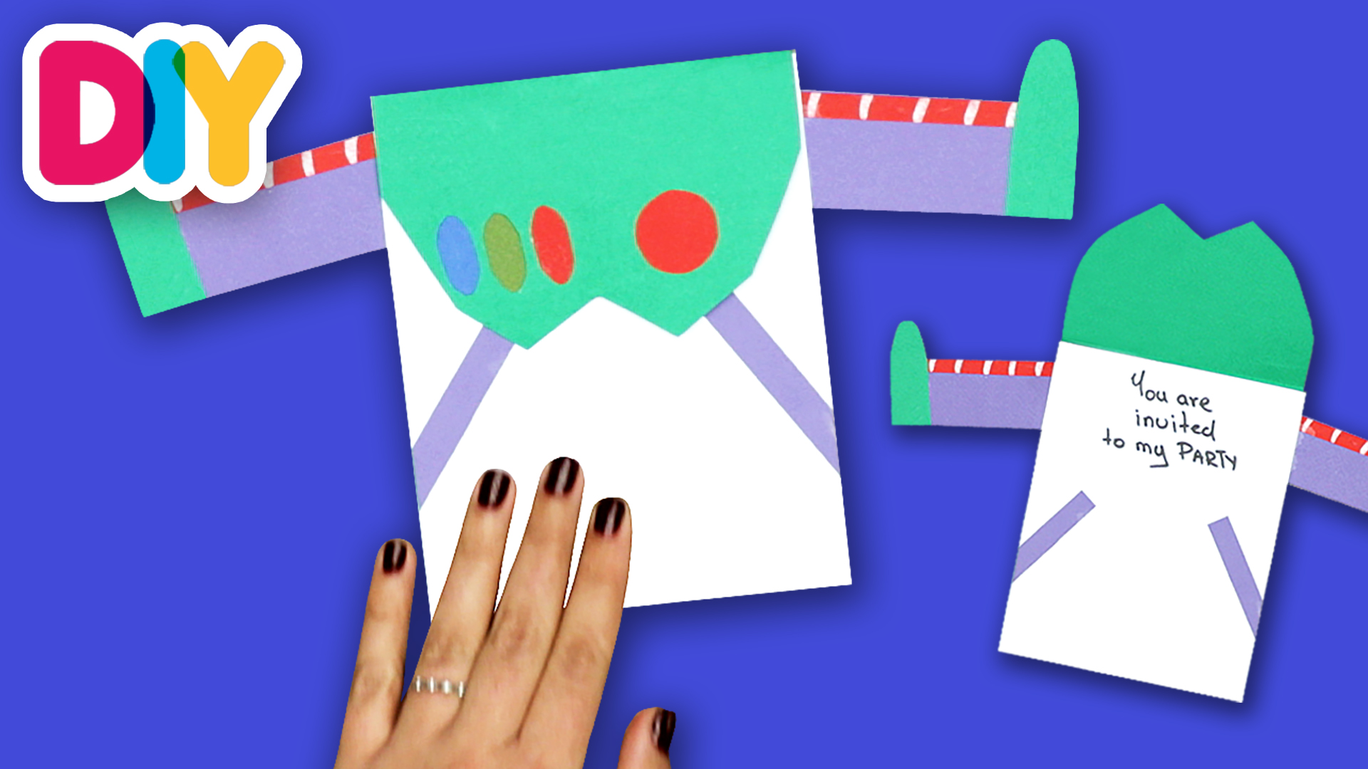Buzz Lightyear Invitation | Party Paper Craft