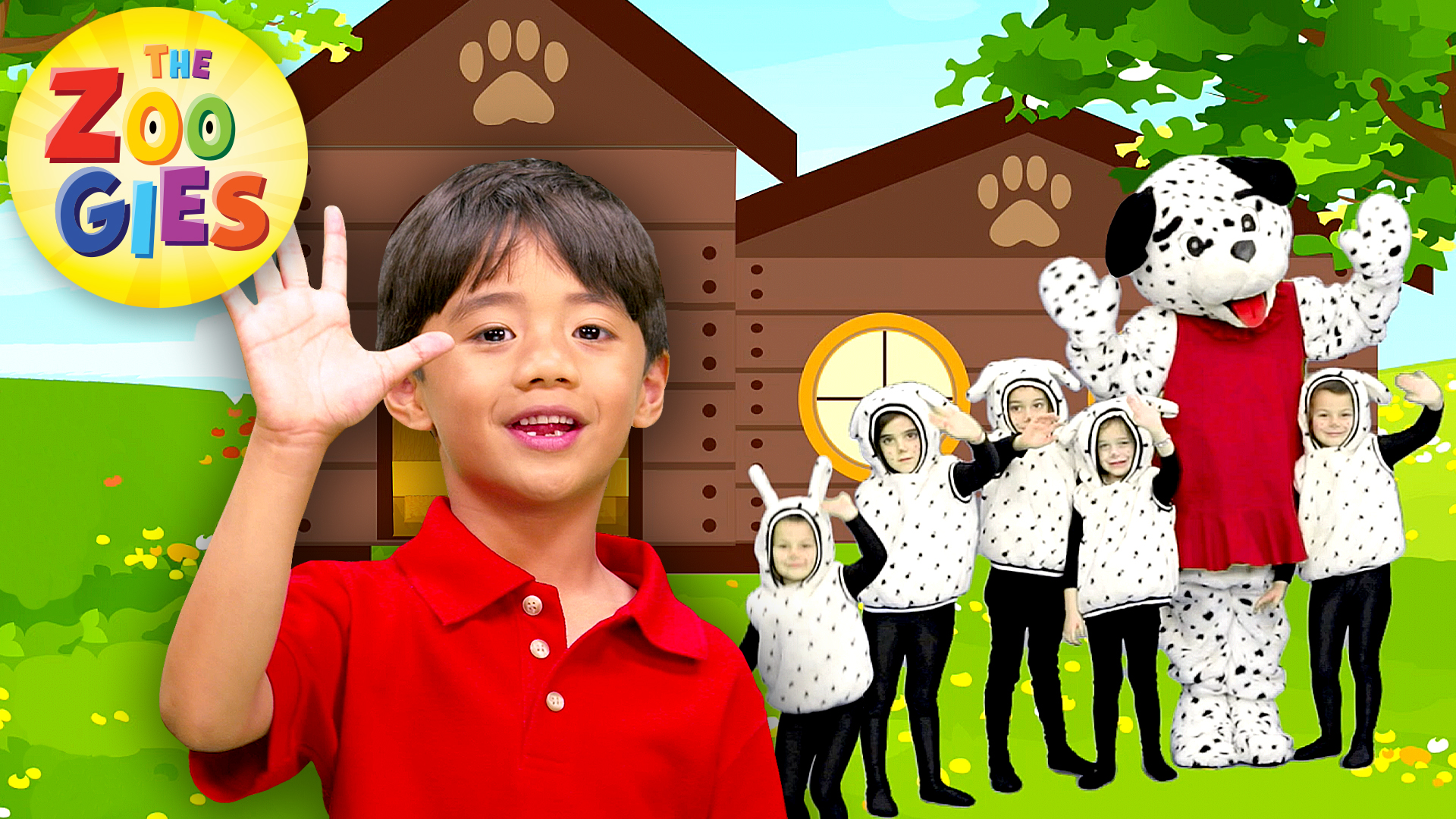 Five Little Puppies Went Out One Day - The Zoogies