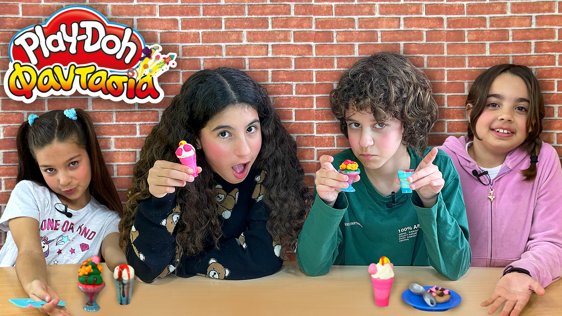 Play-Doh Φαντασία! Επεισόδιο 25 | Θα φτιάξουν οι δύο ομάδες τα ίδια παγωτά;