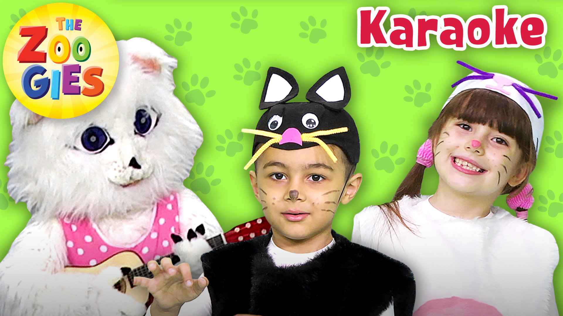 Three Little Kittens - The Zoogies | Karaoke