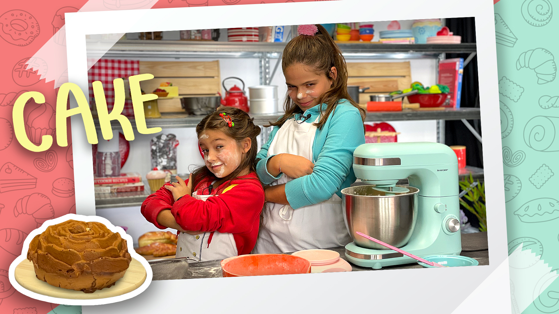 Κέικ Βανίλια Σοκολάτα | Μικροί Σκούφοι #4