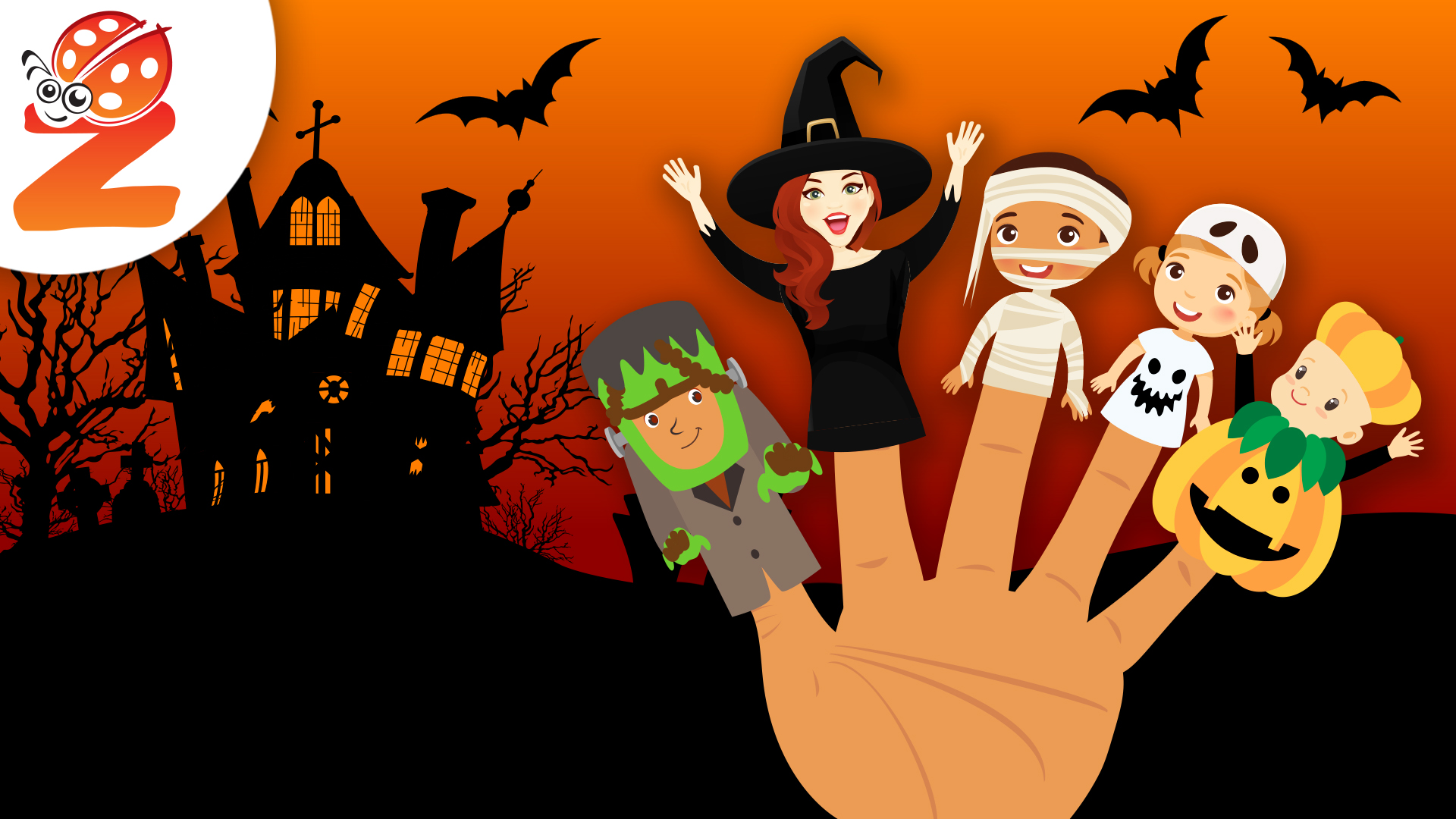 Finger Family | Halloween Version | Animated Songs
