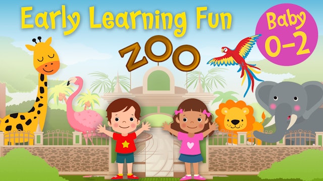 A Day At The Zoo | Animals & Sounds | Early Learning Fun