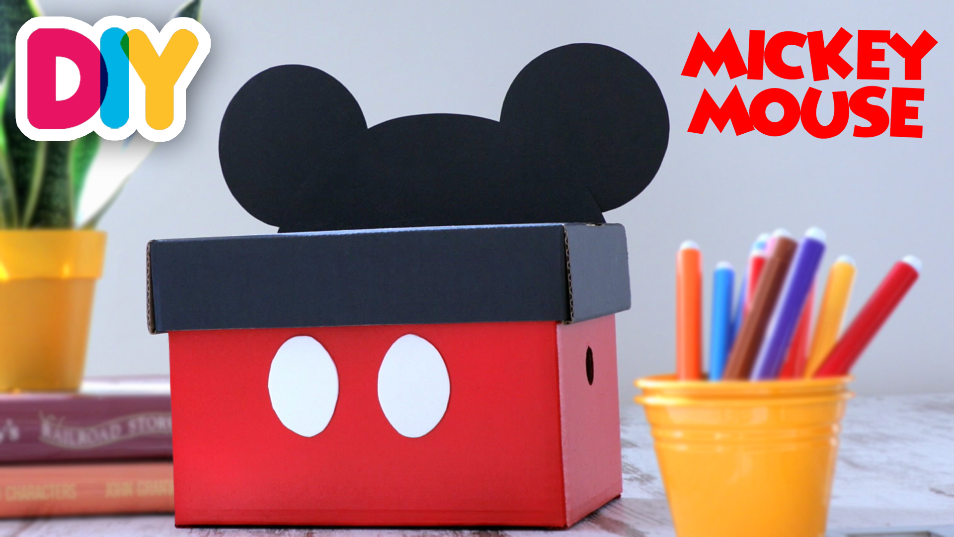 Mickey Mouse Box | Paper Craft