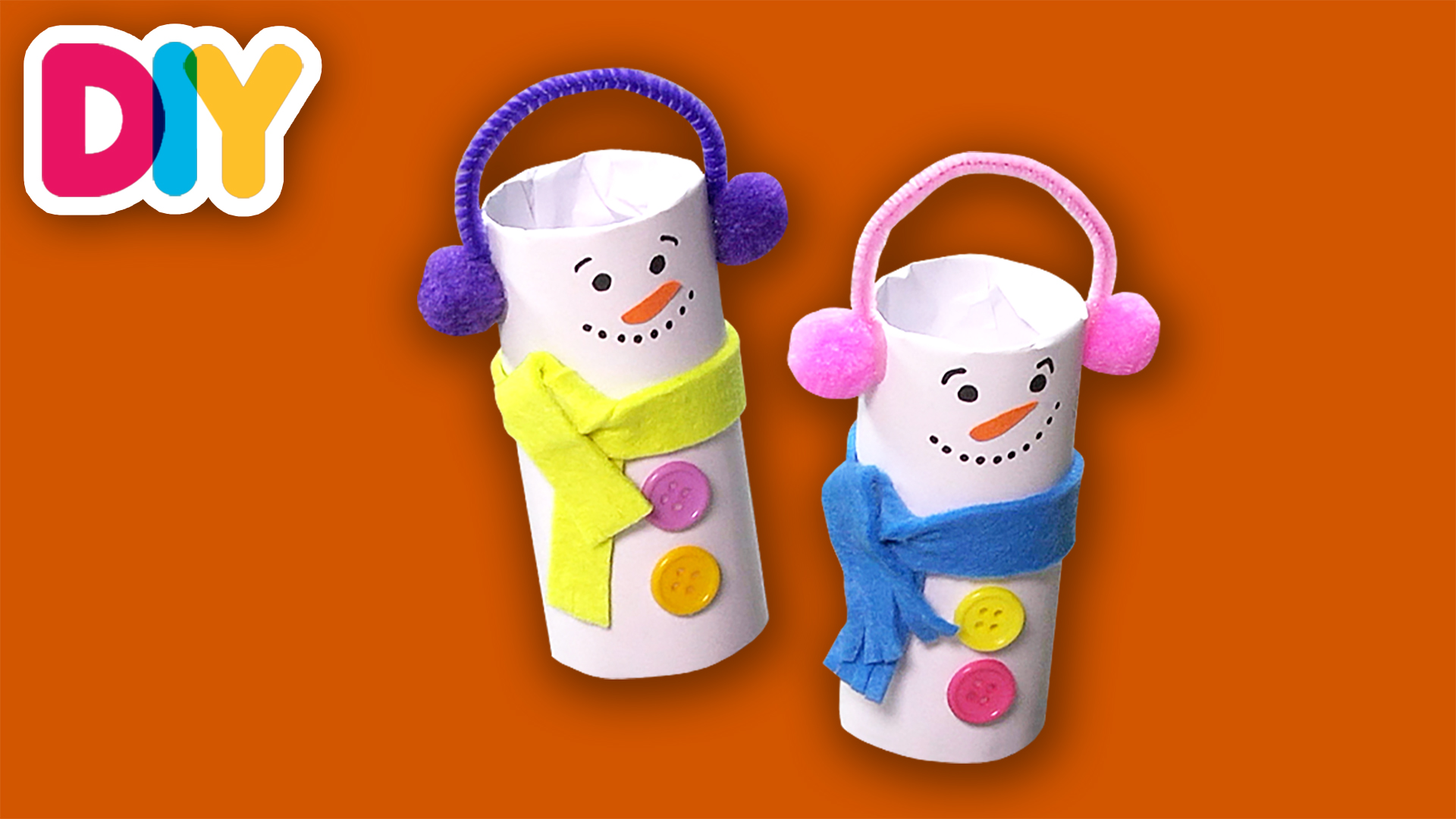 Frosty the Snowman | Paper Roll Craft