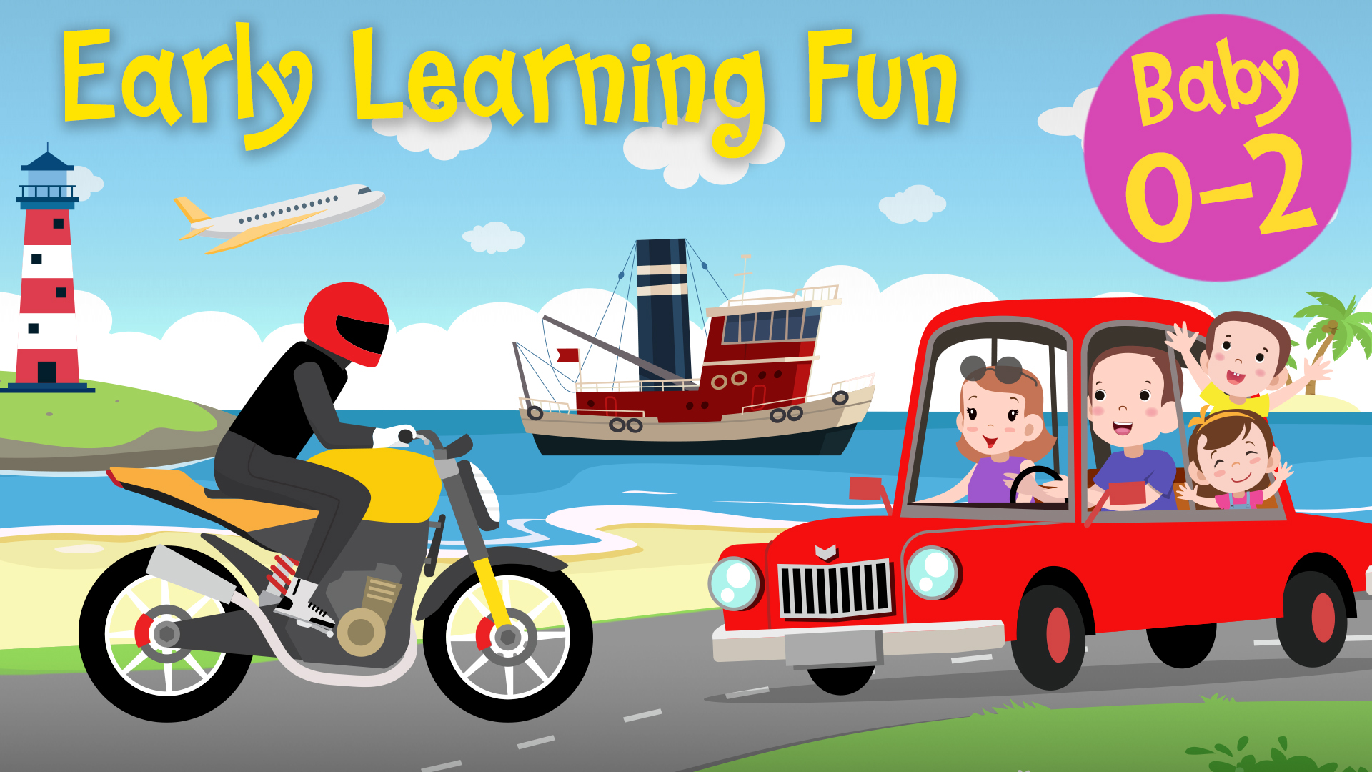 Means of Transportation Vol.1 | Early Learning Fun