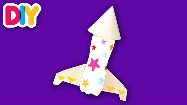 Space Rocket | Recycled Bottle Craft