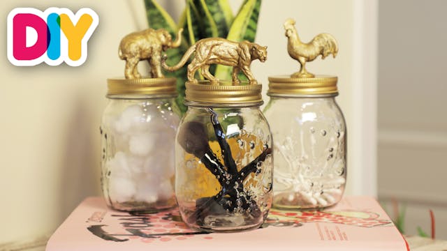 Animal Storage Jars | Mason Jar Craft