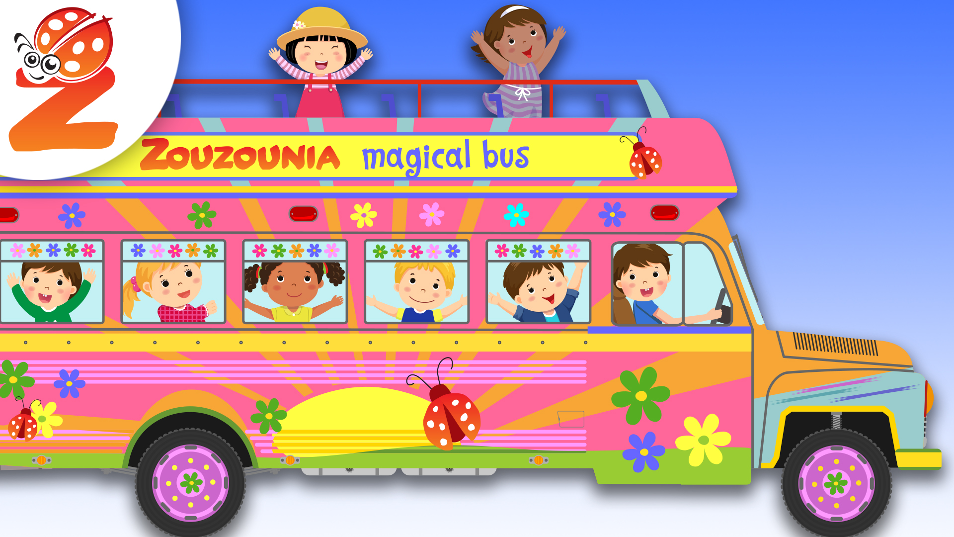 The Wheels on the bus | World Version | Animated Songs