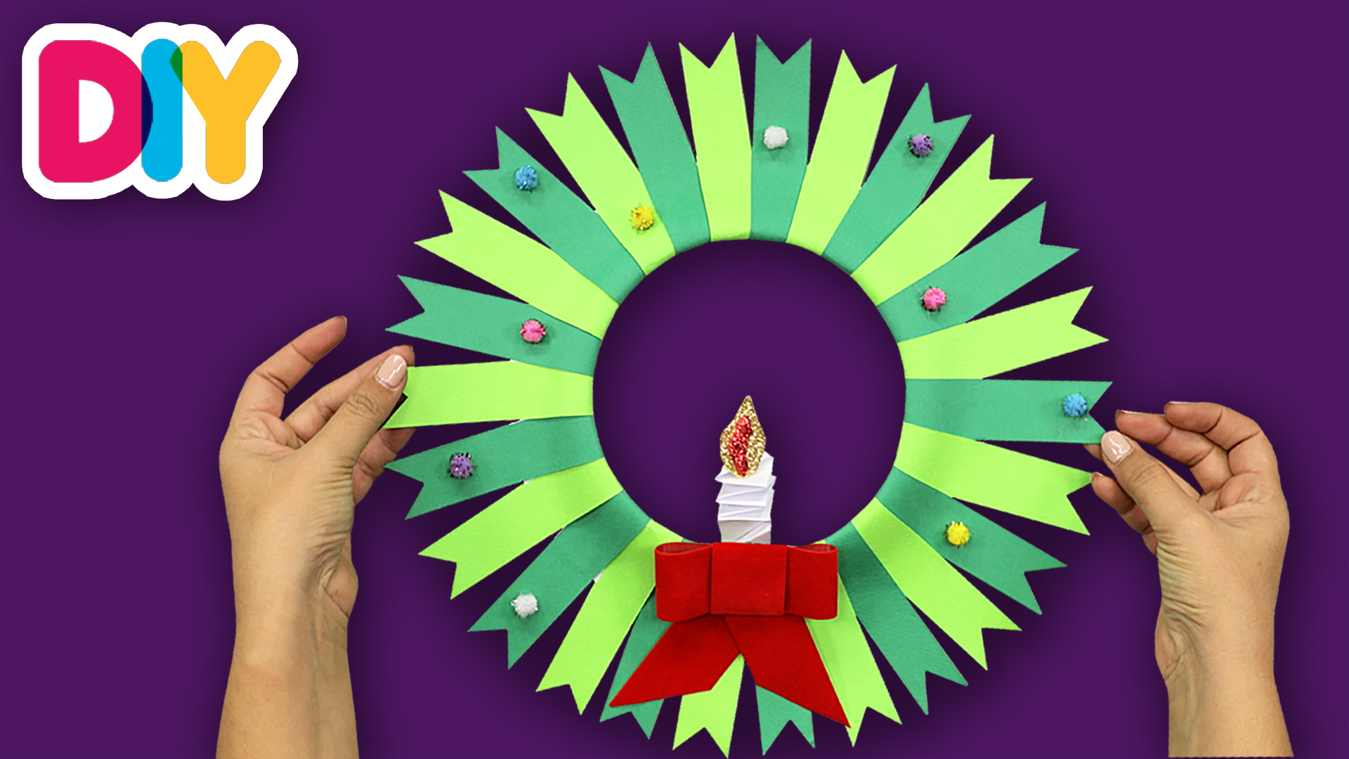 Christmas Wreath | Paper Plate Craft