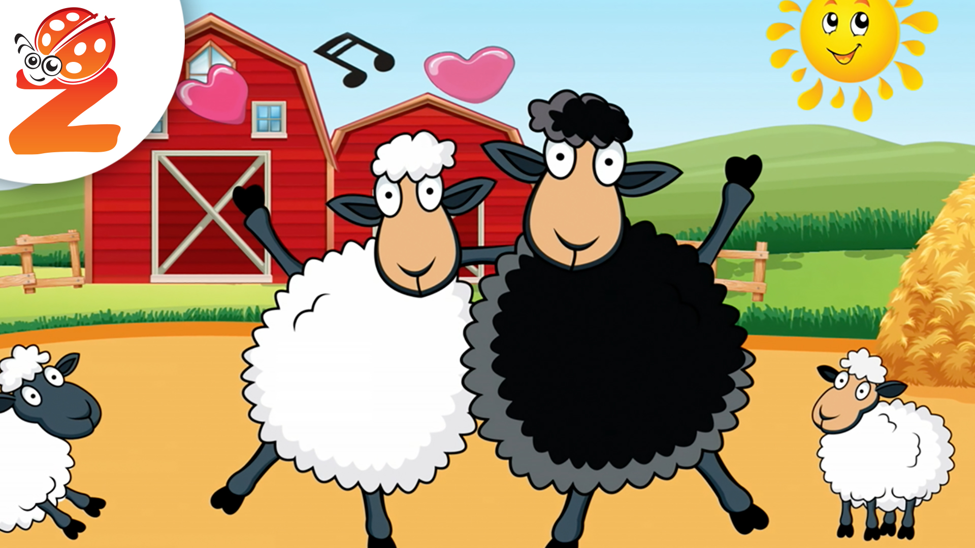 Μαύρο Αρνάκι - Ζουζούνια | Animated Songs