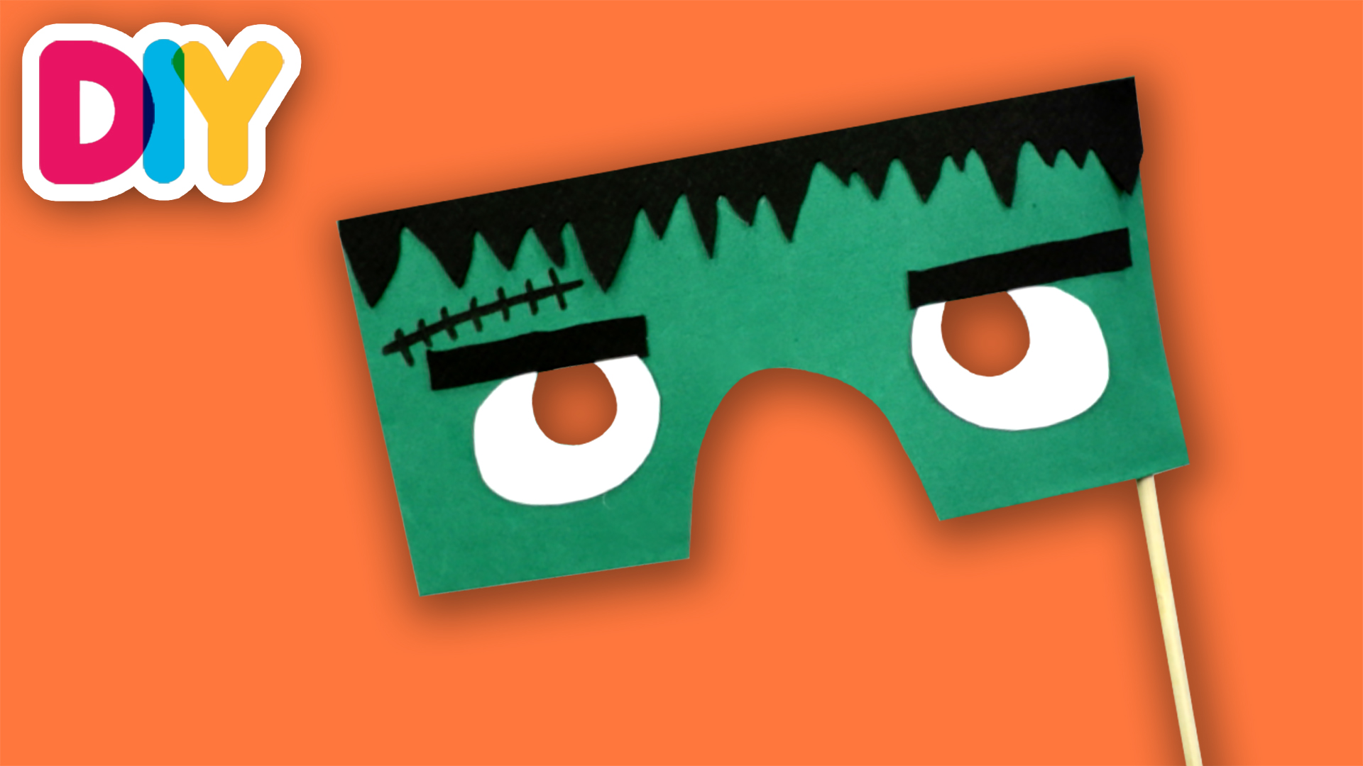 Frankenstein Mask | Halloween Paper Craft