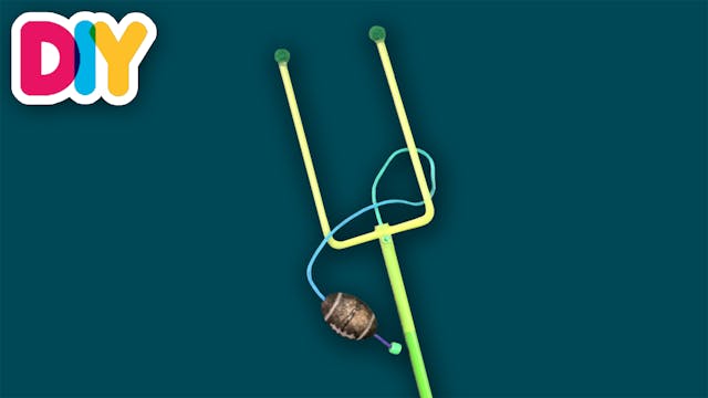 Pencil Goal Post | Straw Craft