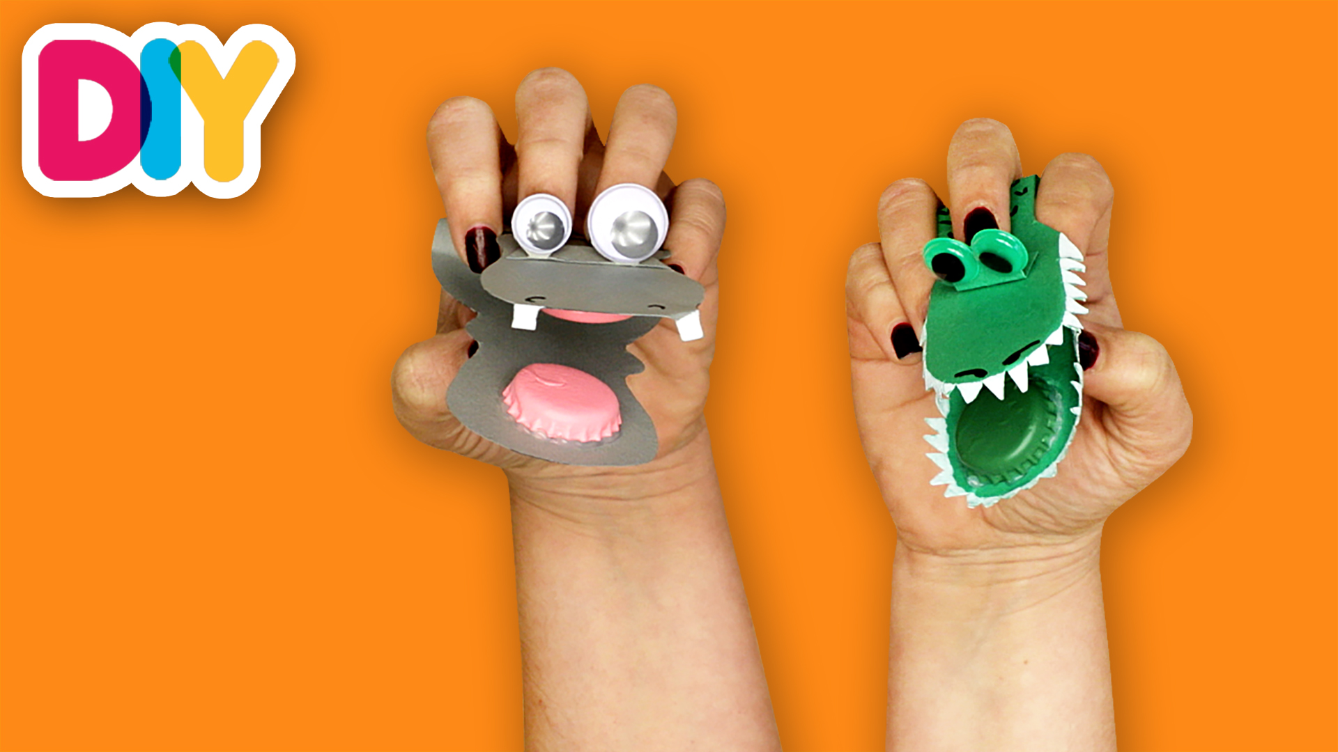 Hippo Castagnette | Bottle Cap Craft 