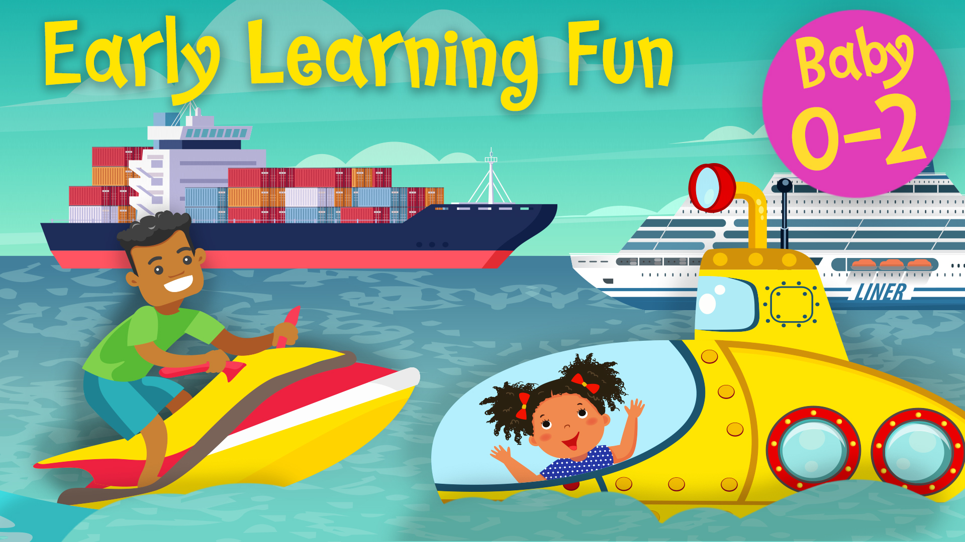 Means of Transportation on Water Vol.2 | Early Learning Fun