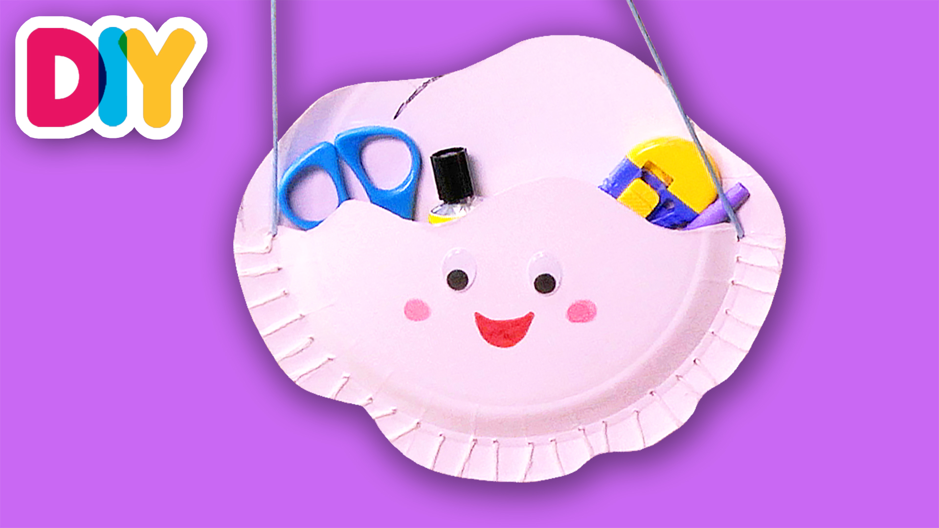 Happy Cloud | Paper Plate Craft