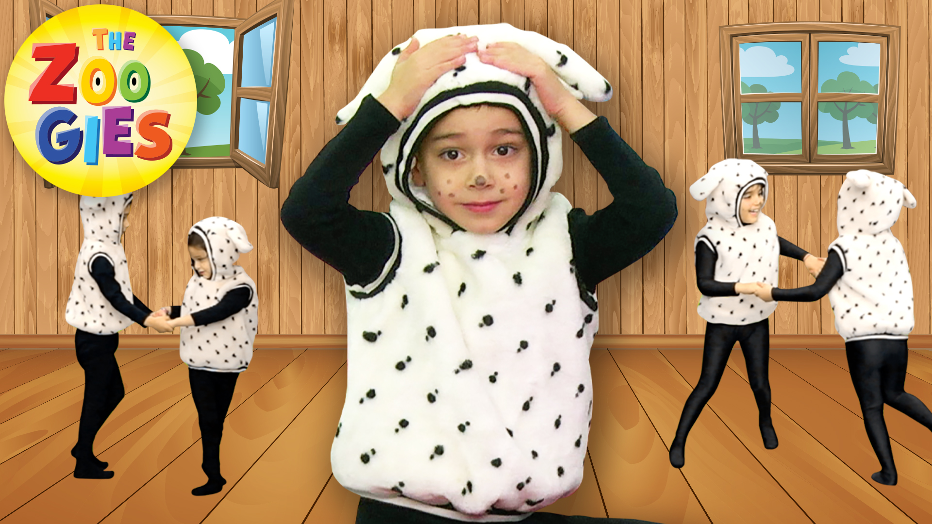 5 Little Puppies Jumping on the Bed - The Zoogies