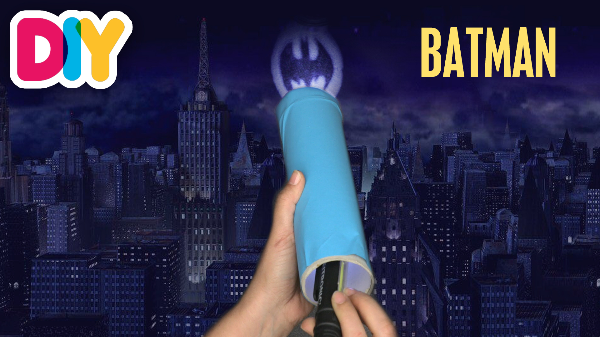 Batman Signal | Paper Roll Craft