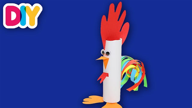 Rooster | Paper Roll Craft